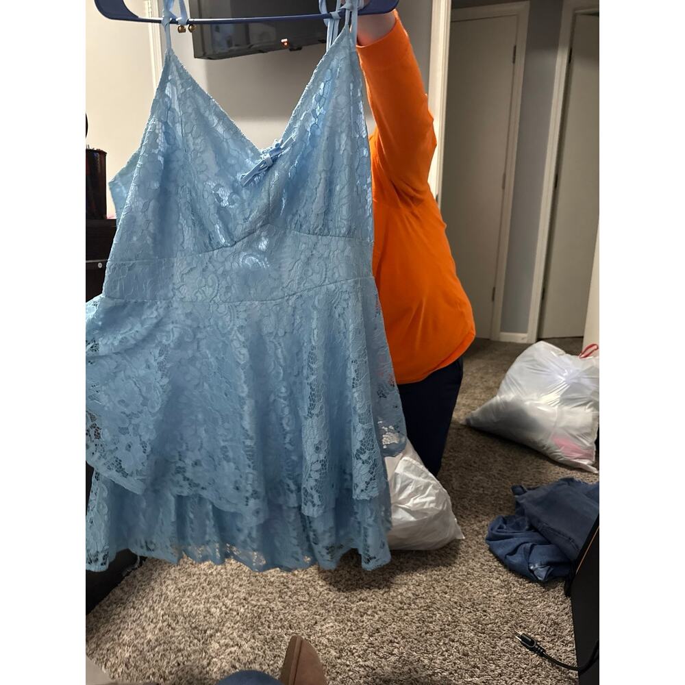 Blue romper
